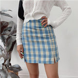 Plaid Mini Skirt