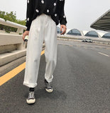 High Waist Straight Leg Jeans