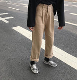 High Waist Straight Leg Jeans
