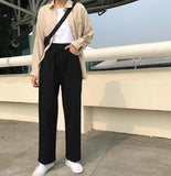 High Waist Straight Leg Jeans