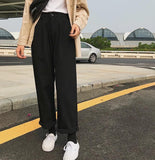 High Waist Straight Leg Jeans