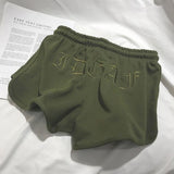 IDGAF Embroidered Shorts