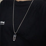 Steel Skateboard Necklace