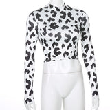 Rorschach Test Turtleneck Top
