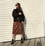 Knitted Zip Up Turtleneck Sweater