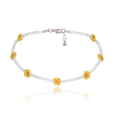 Beaded Flower Necklaces
