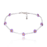 Beaded Flower Necklaces