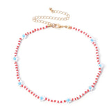 Beaded Flower Necklaces