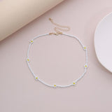 Beaded Flower Necklaces