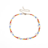 Beaded Flower Necklaces