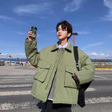 Big Cargo Pocket Parka Jacket