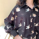 Angel Button Up Shirt
