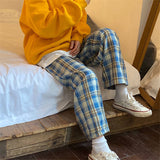Thick Plaid Trousers