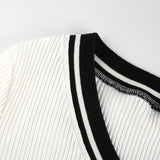 "Private School" Ribbed Crop Top