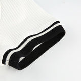 "Private School" Ribbed Crop Top