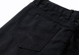Slim Mid Waist Denim With Long Side Zippers