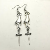 Hand & Dagger Earrings