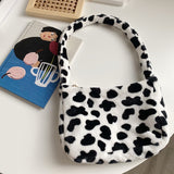 Black & White Cow Shoulder Bag