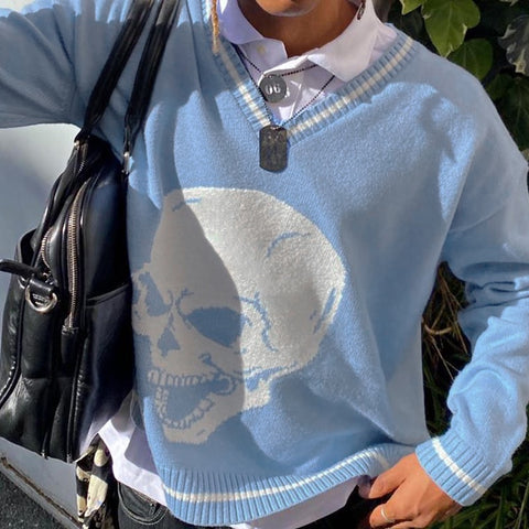 Skull Knit Sweaters