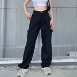 3 Pocket High Waisted Cargo Trousers