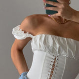Off Shoulder Corset Top