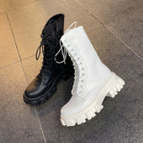 Chunky Platform Combat Boots