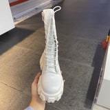 Chunky Platform Combat Boots