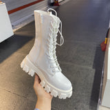 Chunky Platform Combat Boots