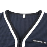 Cute And Psycho Retro Fitted Zip Up Crop