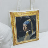 Classical Frame Canvas Bag