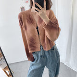 Tie Dye Safety Pin Cardigan Sweater