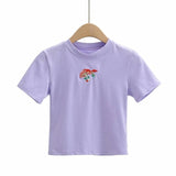 Embroidered Mushroom Tee