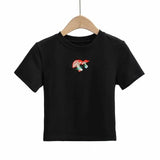 Embroidered Mushroom Tee