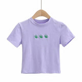 Embroidered Mushroom Tee