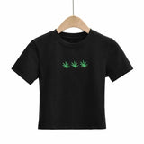 Embroidered Mushroom Tee