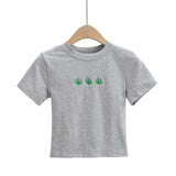 Embroidered Mushroom Tee