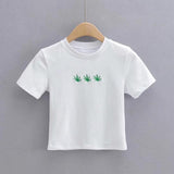 Embroidered Mushroom Tee