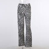 Psychedelic Zebra Print Pants
