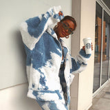 Winter Tie Dye Sherpa Jacket