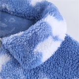 Winter Tie Dye Sherpa Jacket