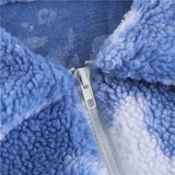 Winter Tie Dye Sherpa Jacket