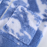 Winter Tie Dye Sherpa Jacket