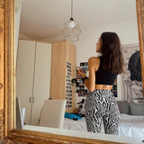 Psychedelic Zebra Print Pants