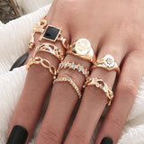 9 Piece Cosmic Ring Set