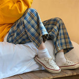 Thick Plaid Trousers