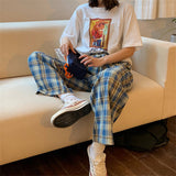 Thick Plaid Trousers
