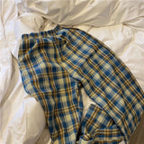 Thick Plaid Trousers