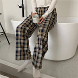 Thick Plaid Trousers