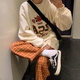 Thick Plaid Trousers