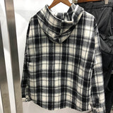 Plaid Hooded Jacket